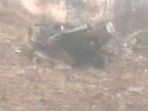 Helikopter kazasından ilk görüntüler