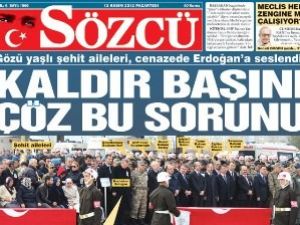 Erdoğan'dan Sözcü'ye cevap