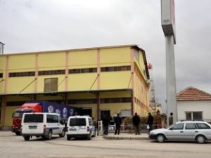 Bisküvi fabrikasında yangın