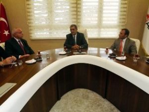 Seydişehir heyeti Recep Konuk'u ziyaret etti