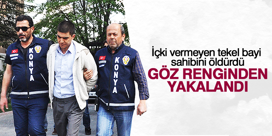 Cinayet zanlısını "göz rengi" ele verdi
