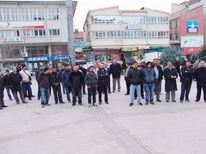 Akşehir'de, İsrail protesto edildi