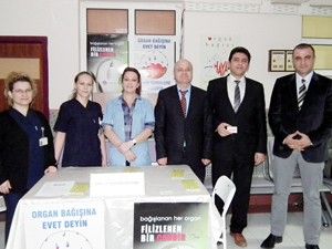 Organ bağışı standı açıldı