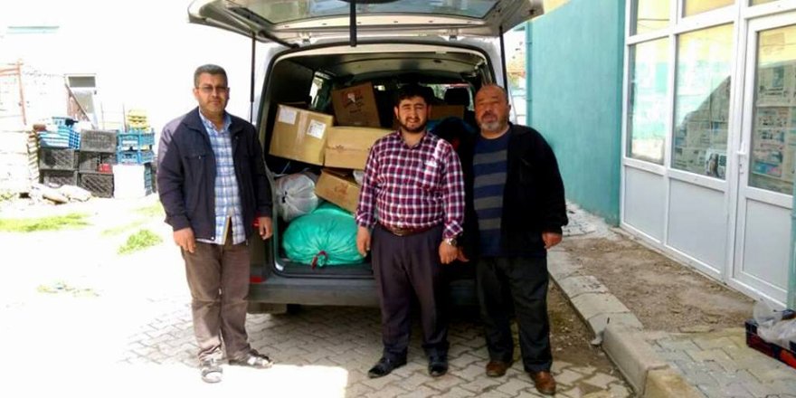 Yalıhüyük'ten Suriyeli Türkmenlere yardım