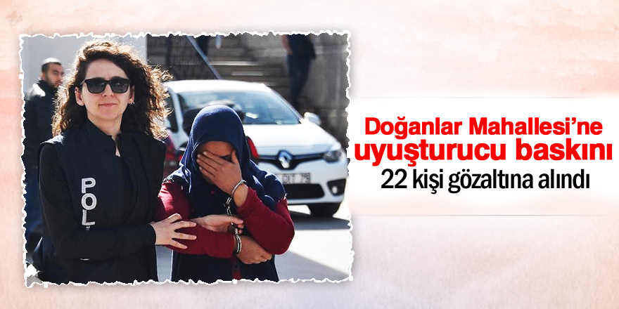 Konya'da uyuşturucu operasyonu: 22 gözaltı