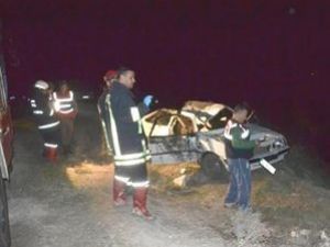 Otomobil köprüden kanala uçtu: 1 Ölü