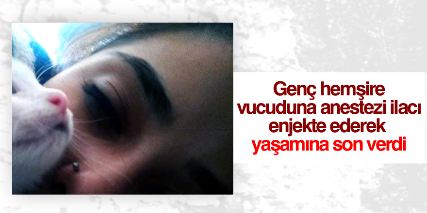 Genç hemşire intihar etti