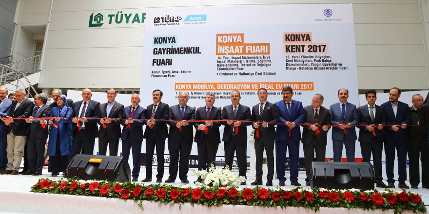 Konya'da 4 fuar birden açıldı