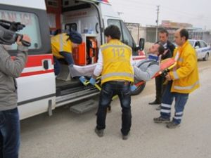 Trafik kazası: 1 yaralı