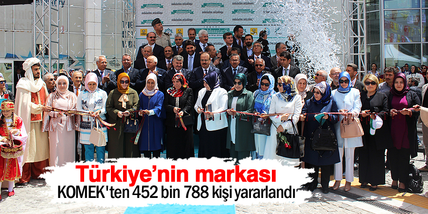 KOMEK'ten 452 bin 788 kişi yararlandı