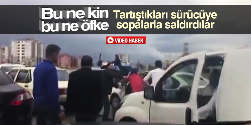 Trafikte Sopalı Kavga