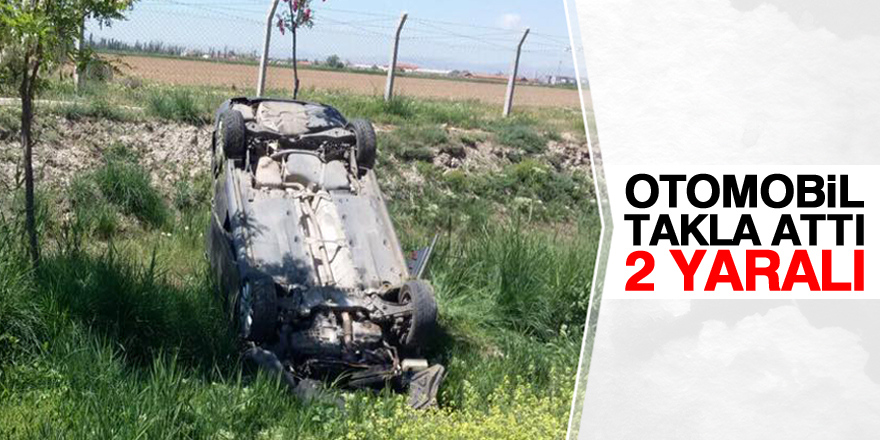 Otomobil takla attı: 1’i ağır 2 yaralı