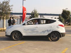 Hyundai ix35 Fuel Cell Türkiye yollarında