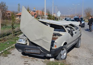 Trafik kazası: 2 yaralı