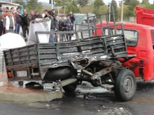 Trafik kazası: 2 yaralı