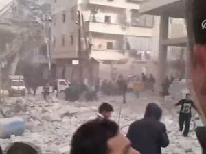 Halep'e bomba yağdı: 11 ölü