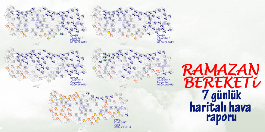 Ramazan ayında Konya’da hava nasıl olacak?