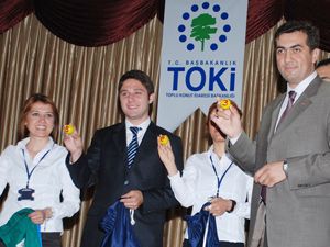 Meram TOKİ’de kura heyecanı yaşandı