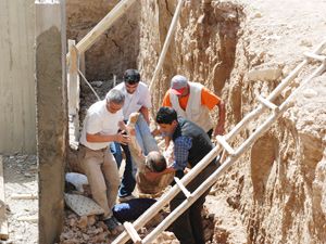 İnşat işçisinin acı sonu