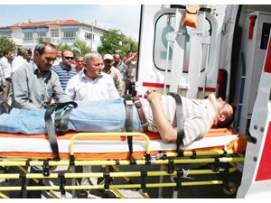 Beyşehir'de trafik kazası: 1 yaralı