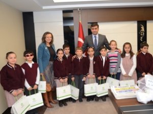 Çevreci öğrenciler Kalaycı'yı ziyaret etti