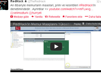 RedHack, Maliye'yi hackledi