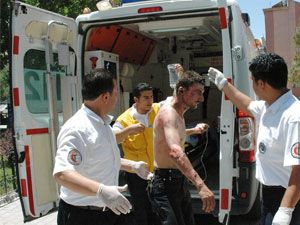 Petrol istasyonunda patlama oldu