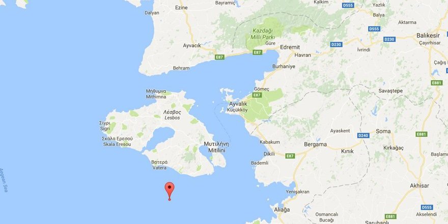 Ege Denizi’nde 4.5 büyüklüğünde deprem