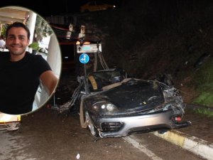 Ferrarisiyle ölüme uçtu