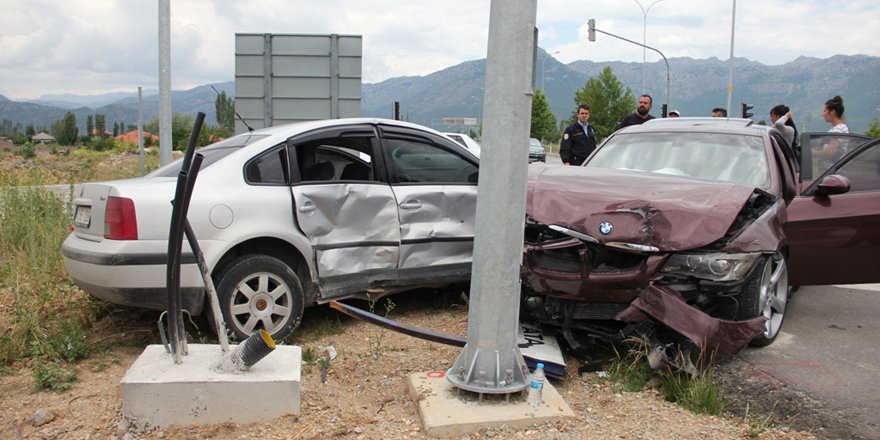 Seydişehir’de trafik kazası: 1 yaralı