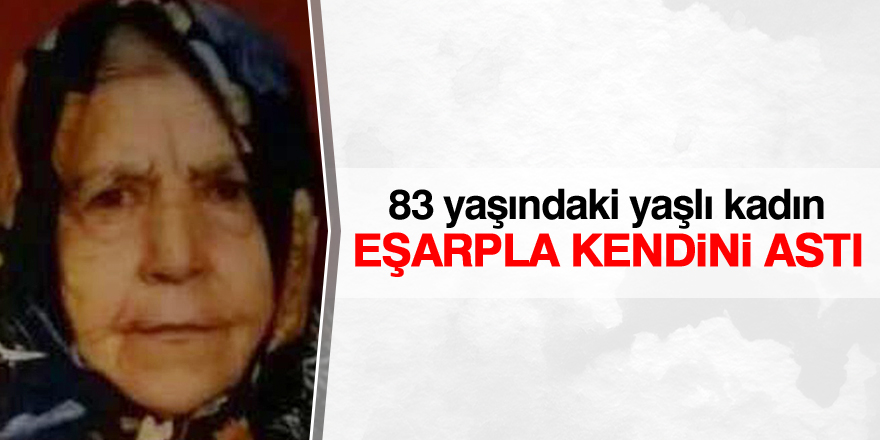 Konya’da yaşlı kadın asılı halde bulundu