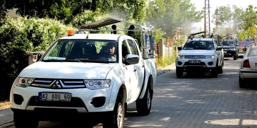 Selçuklu’da 24 ekiple ilaçlama çalışması yapılıyor