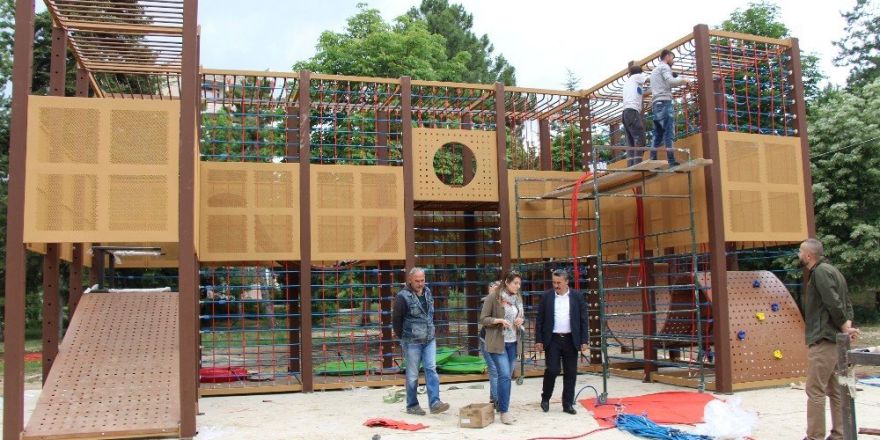 Seydişehir Belediyesinden ilk macera oyun parkı