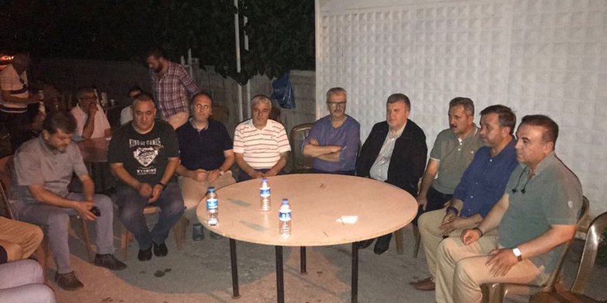 Yönetim Erkan ailesine taziye ziyaretinde bulundu