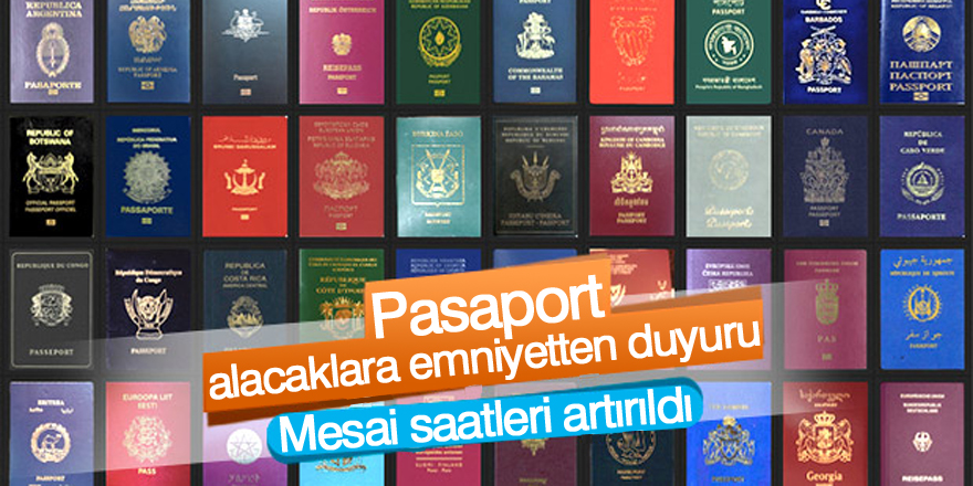 Pasaport alacaklara emniyetten duyuru