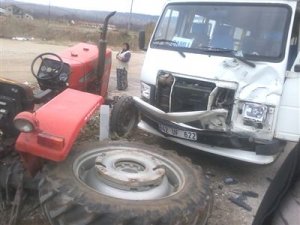 Traktör bu hale geldi!