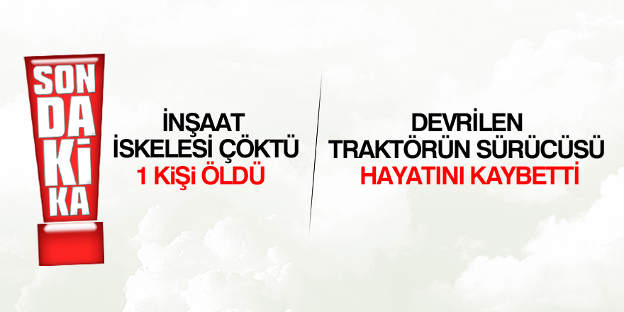 Konya'dan son dakika: 2 ölü