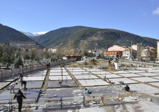 Akşehir'e beş yeni meydan