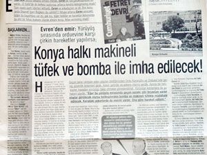 İmha edecekmiş!