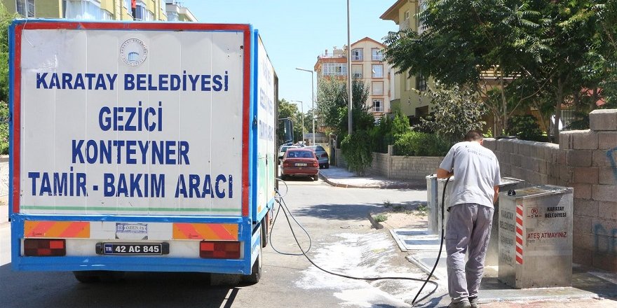 Karatay'da temizlik faaliyetleri sürüyor