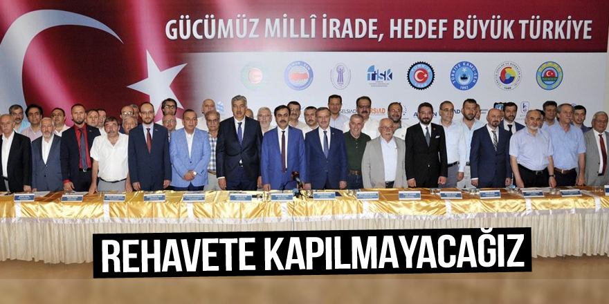 Rehavete kapılmayacağız