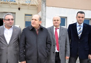 Baloğlu, Akşehir'de hastane inşaatını gezdi