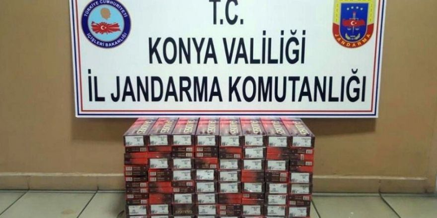 Yolcu otobüsünde 640 paket kaçak sigara ele geçirildi