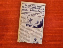 Seyit Onbaşı 76 yıl önce Cumhuriyet'e konuşmuş