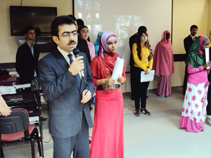 Ereğli'de Somalili öğrenciler Akif'i andı