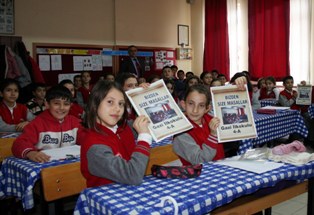 İlkokul öğrencileri masal kitabı yazdı