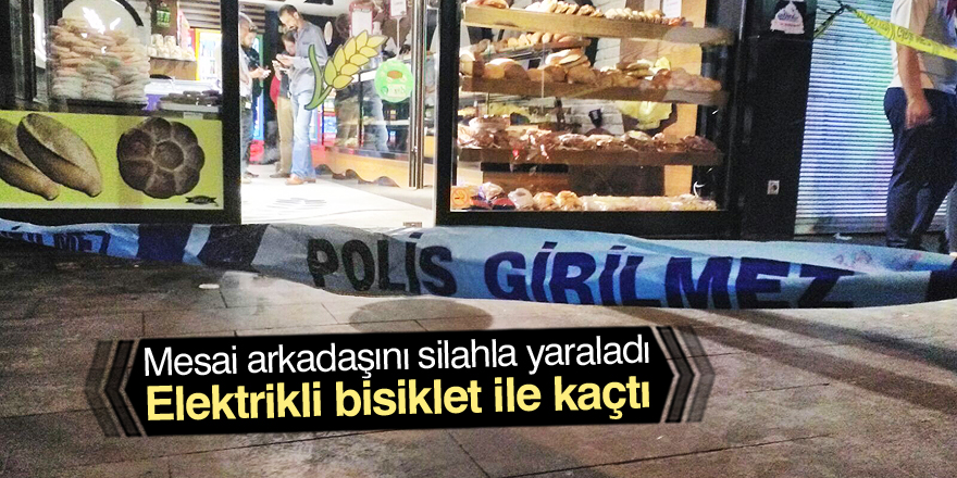 Mesai arkadaşını silahla yaraladı
