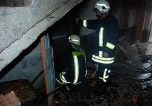 Akşehir'de yangın!