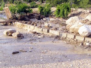 Karaman'da sel zarara neden oldu