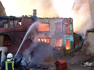 2012'de 347 yangına müdahale etti